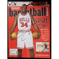 Shaquille O'Neal Signed Beckett Basketball Monthly Magazine JSA Authenticated