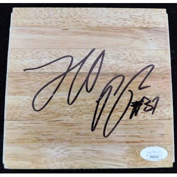 Jeff Pendergraph Portland Trail Blazers Signed 6x6 Floorboard JSA Authenticated