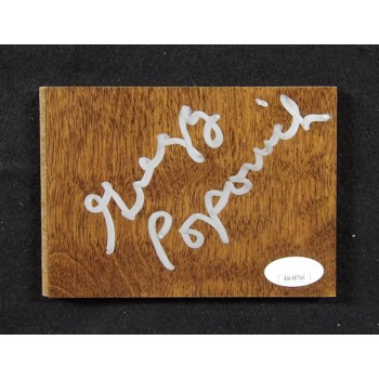 Gregg Popovich San Antonio Spurs Signed 3.5x5 Floorboard JSA Authenticated