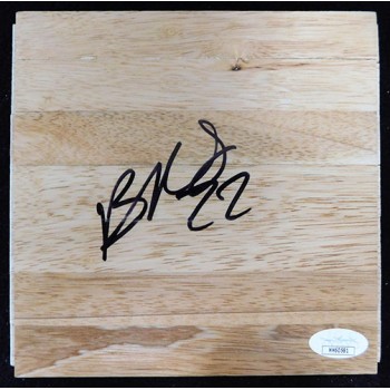 Brian Roberts Charlotte Hornets Signed 6x6 Floorboard JSA Authenticated