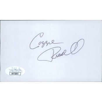 Cazzie Russell New York Knicks Signed 3x5 Index Card JSA Authenticated