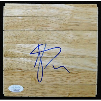 Luis Scola Houston Rockets Signed 6x6 Floorboard JSA Authenticated