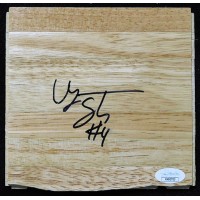 Greg Smith Houston Rockets Signed 6x6 Floorboard JSA Authenticated