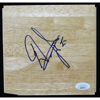 Darius Songaila Washington Wizards Signed 6x6 Floorboard JSA Authenticated