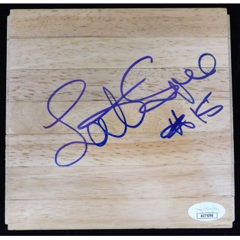 Latrell Sprewell New York Knicks Signed 6x6 Floorboard JSA Authenticated