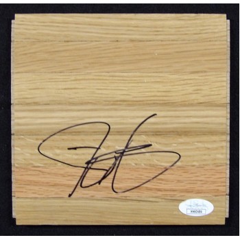 Jerry Stackhouse Dallas Mavericks Signed 6x6 Floorboard JSA Authenticated