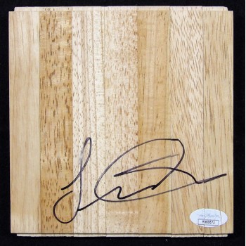 Lance Stephenson Indiana Pacers Signed 6x6 Floorboard JSA Authenticated Smudging