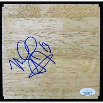 Michael Stewart Toronto Rapters Signed 6x6 Floorboard JSA Authenticated