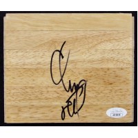 Chris Taft Golden State Warriors Signed 6x5 Floorboard JSA Authenticated