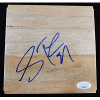 Sebastian Telfair Portland Trail Blazers Signed 6x6 Floorboard JSA Authenticated