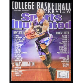 Isaiah Thomas Washington Huskies Signed Sports Illustrated JSA Authenticated