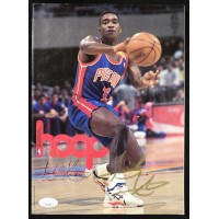 Isiah Thomas Detroit Pistons Signed Hoop Magazine Program JSA Authenticated