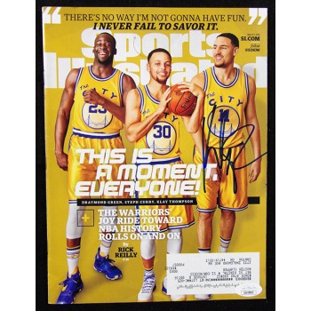 Klay Thompson Signed Sports Illustrated March 2016 Magazine JSA Authenticated