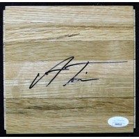Allonzo Trier New York Knicks Signed 6x6 Floorboard JSA Authenticated