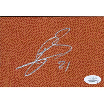 Ronny Turiaf Signed 4x6 Basketball Surface Card JSA Authenticated