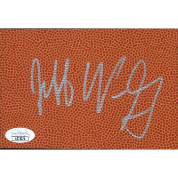 Jeff Van Gundy New York Knicks Signed 4x6 Basketball Surface Card JSA Authentic