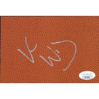Von Wafer Los Angeles Lakers Signed 4x6 Basketball Surface Card JSA Authentic