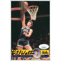 Bill Walton UCLA Bruins Signed 4x6 Basketball Card JSA Authenticated