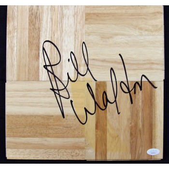 Bill Walton Portland Trail Blazers Signed 12x12 Floorboard JSA Authenticated