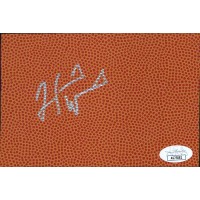 Hakim Warrick Memphis Grizzlies Signed 4x6 Basketball Surface Card JSA Authentic