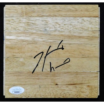 Hakim Warrick Memphis Grizzlies Signed 6x6 Floorboard JSA Authenticated