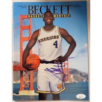 Chris Webber Golden State Warriors Signed Beckett Magazine JSA Authenticated