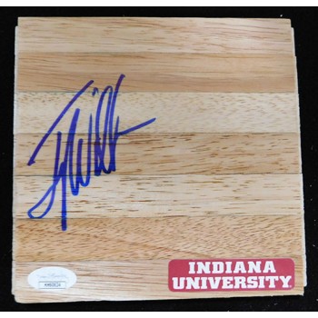 Troy Williams Indiana Hoosiers Signed 6x6 Floorboard JSA Authenticated