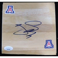 Loren Woods Arizona Wildcats Signed 6x6 Floorboard JSA Authenticated