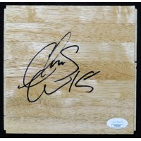 Chris Wright Georgetown Hoyas Signed 6x6 Floorboard JSA Authenticated