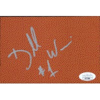 Dorell Wright Miami Heat Signed 4x6 Basketball Surface Card JSA Authenticated