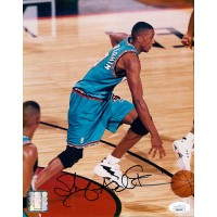 Shareef Abdur-Rahim Vancouver Grizzlies Signed 8x10 Glossy Photo JSA Authentic