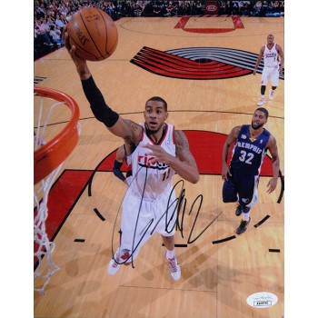 LaMarcus Aldridge Portland Trail Blazers Signed 8x10 Matte Photo JSA Authentic