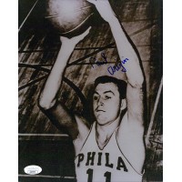 Paul Arizin Philadelphia Warriors Signed 8x10 Glossy Photo JSA Authenticated