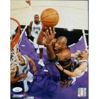 Vin Baker Seattle SuperSonics Signed 8x10 Glossy Photo JSA Authenticated