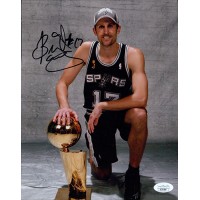 Brent Barry San Antonio Spurs Signed 8x10 Matte Photo JSA Authenticated