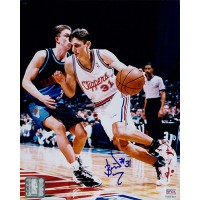 Brent Barry Los Angeles Clippers Signed 8x10 Glossy Photo PSA Authenticated