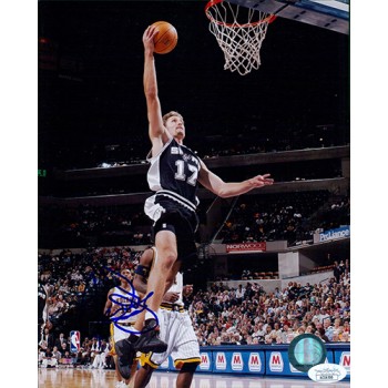 Brent Barry San Antonio Spurs Signed 8x10 Glossy Photo JSA Authenticated