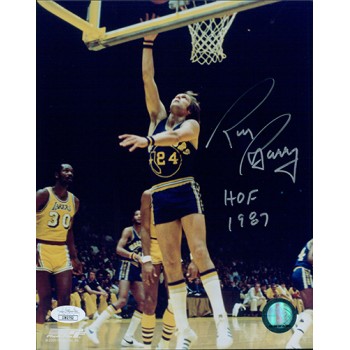 Rick Barry Golden State Warriors Signed 8x10 Glossy Photo JSA Authenticated