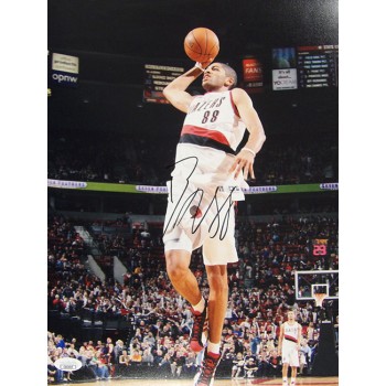 Nicolas Batum Portland Trail Blazers Signed 11x14 Matte Photo JSA Authenticated