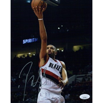 Nicolas Batum Portland Trail Blazers Signed 8x10 Matte Photo JSA Authenticated