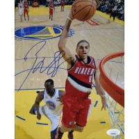 Nicolas Batum Portland Trail Blazers Signed 8x10 Matte Photo JSA Authenticated