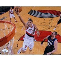 Nicolas Batum Portland Trail Blazers Signed 8x10 Matte Photo JSA Authenticated