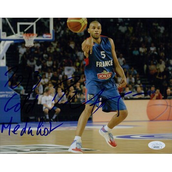 Nicolas Batum France Signed 8x10 Glossy Photo JSA Authenticated