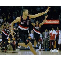 Nicolas Batum Portland Trail Blazers Signed 8x10 Glossy Photo JSA Authenticated