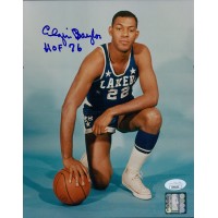 Elgin Baylor Los Angeles Lakers Signed 8x10 Glossy Photo JSA Authenticated
