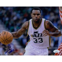 Trevor Booker Utah Jazz Signed 8x10 Glossy Photo JSA Authenticated