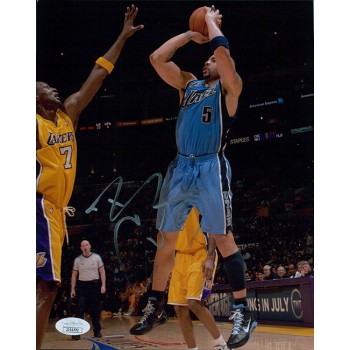 Carlos Boozer Utah Jazz Signed 8x10 Glossy Photo JSA Authenticated