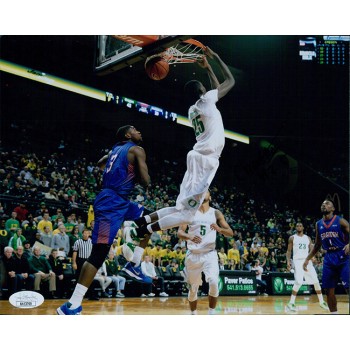 Chris Boucher Oregon Ducks Signed 8x10 Glossy Photo JSA Authenticated