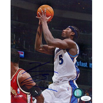 Kwame Brown Washington Wizards Signed 8x10 Glossy Photo JSA Authenticated