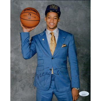 Trey Burke Utah Jazz Signed 8x10 Glossy Photo JSA Authenticated